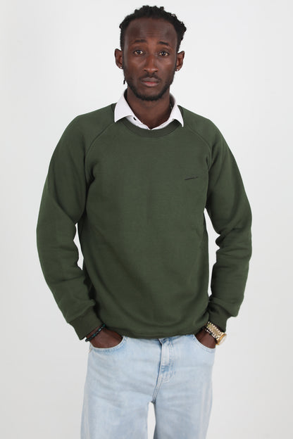 Trimcrew Erkek 3iplik Omuz Çimalı Sweat Haki