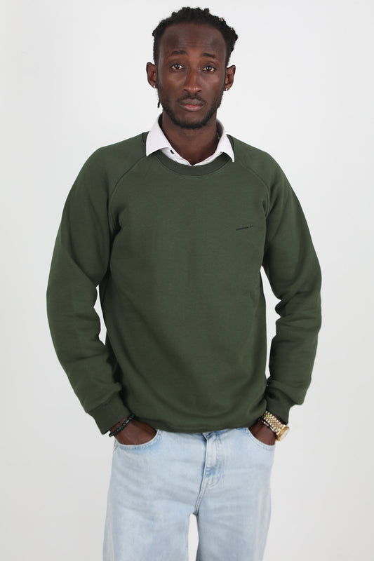 Trimcrew Erkek 3iplik Omuz Çimalı Sweat Haki