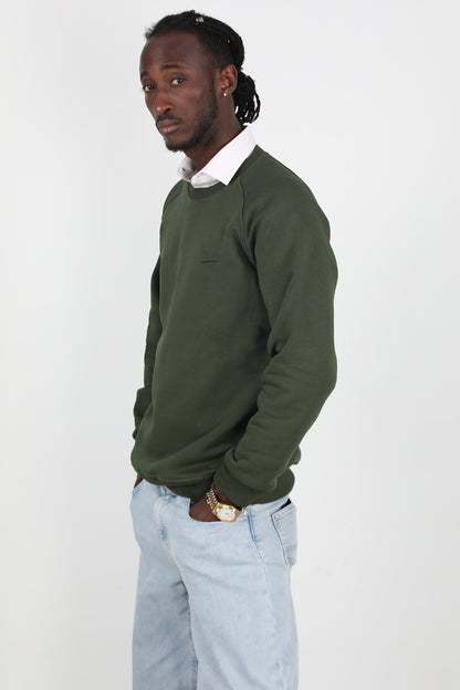 Trimcrew Erkek 3iplik Omuz Çimalı Sweat Haki