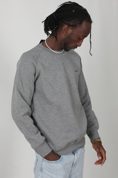 Trimcrew Erkek 3iplik Omuz Çimalı Sweat Koyu Gri