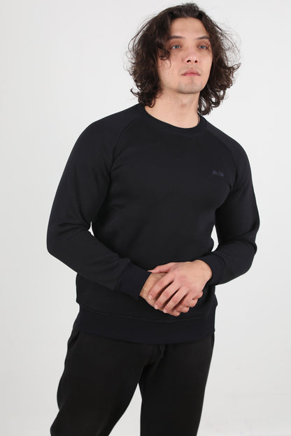 Trimcrew Erkek 3iplik Omuz Çimalı Sweat Lacivert