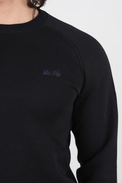 Trimcrew Erkek 3iplik Omuz Çimalı Sweat Lacivert