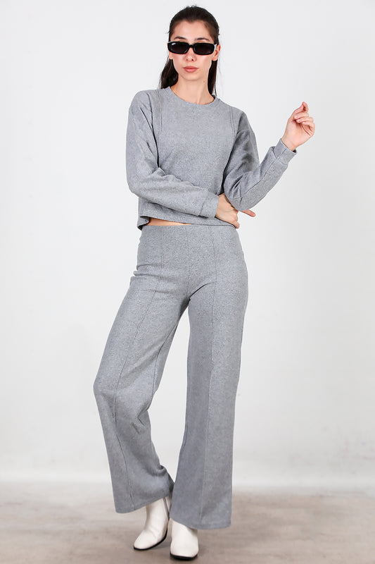 Kadın Selanik Çimalı İkili Takım Gri