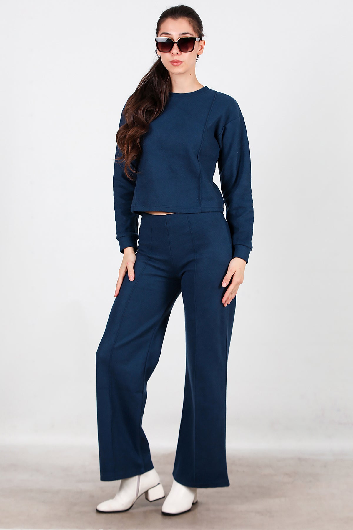 Kadın Selanik Çimalı İkili Takım Lacivert