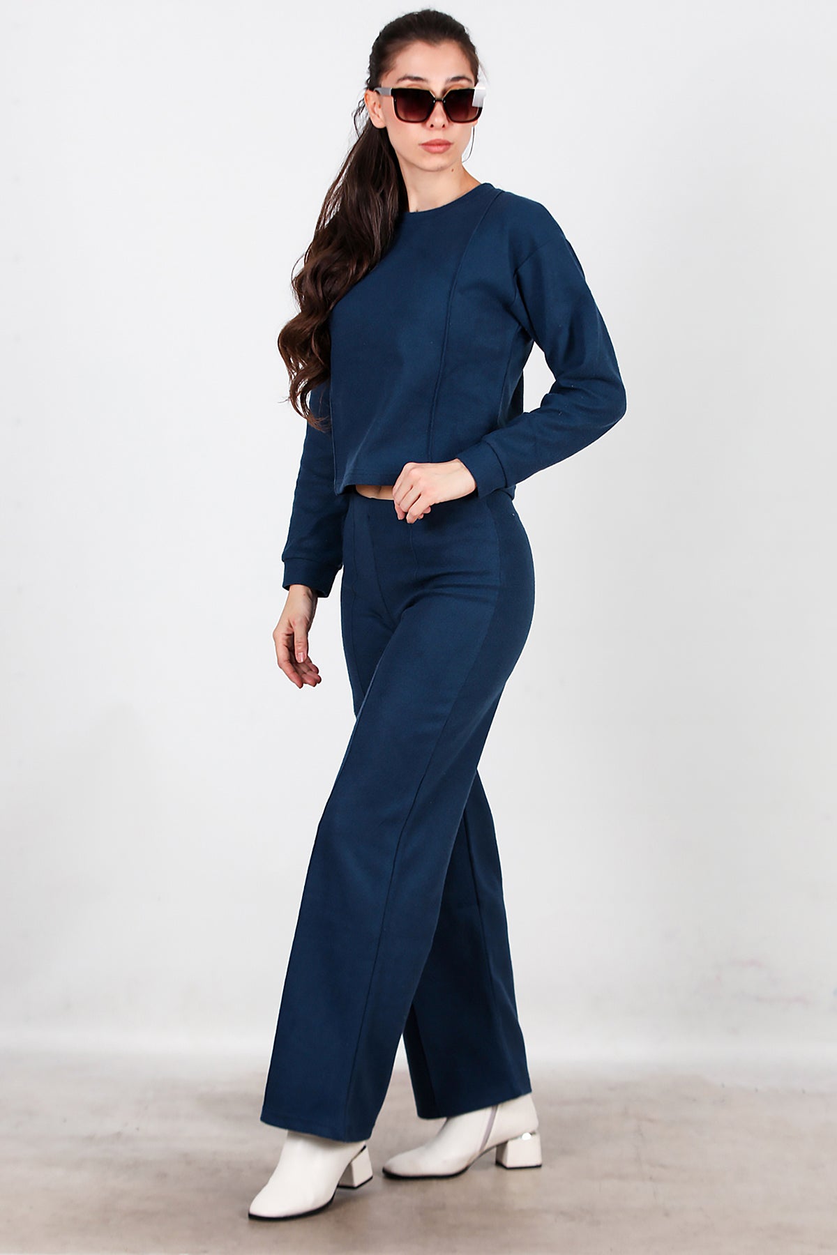 Kadın Selanik Çimalı İkili Takım Lacivert