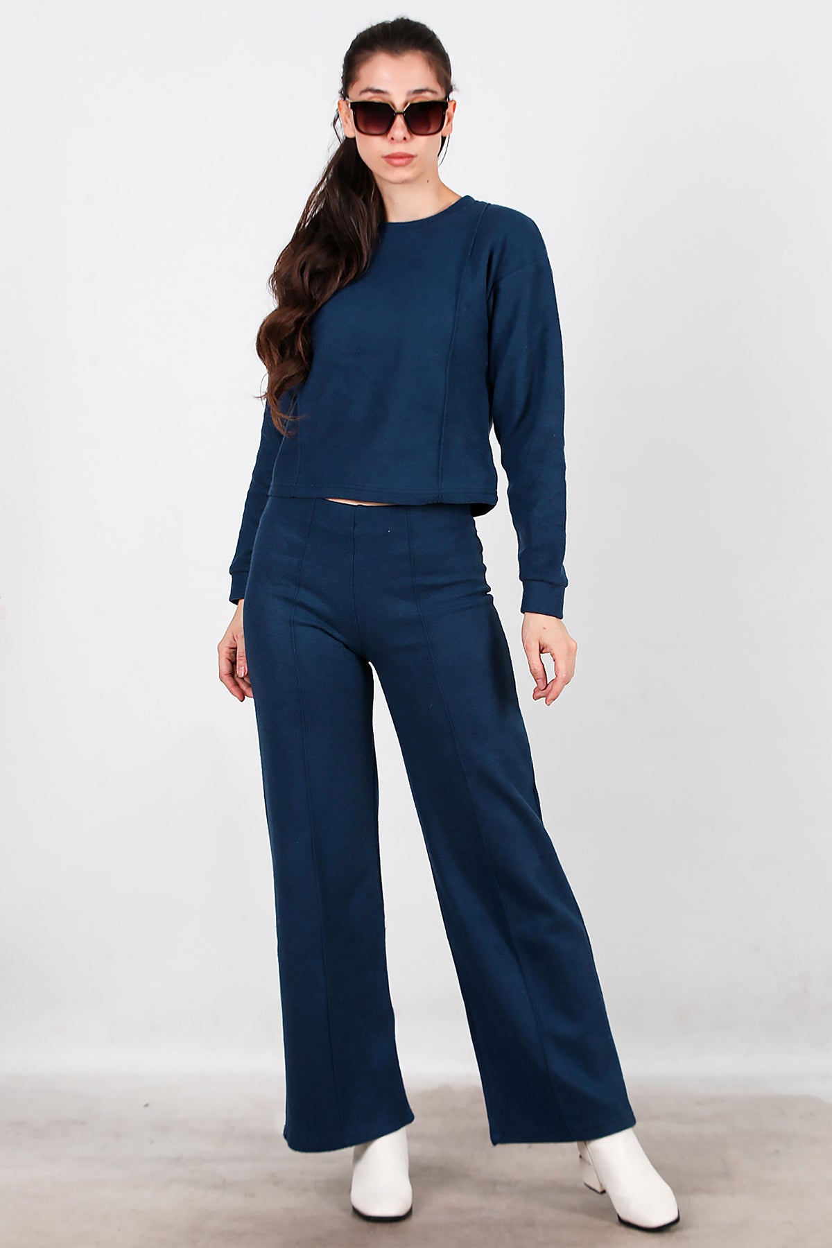 Kadın Selanik Çimalı İkili Takım Lacivert