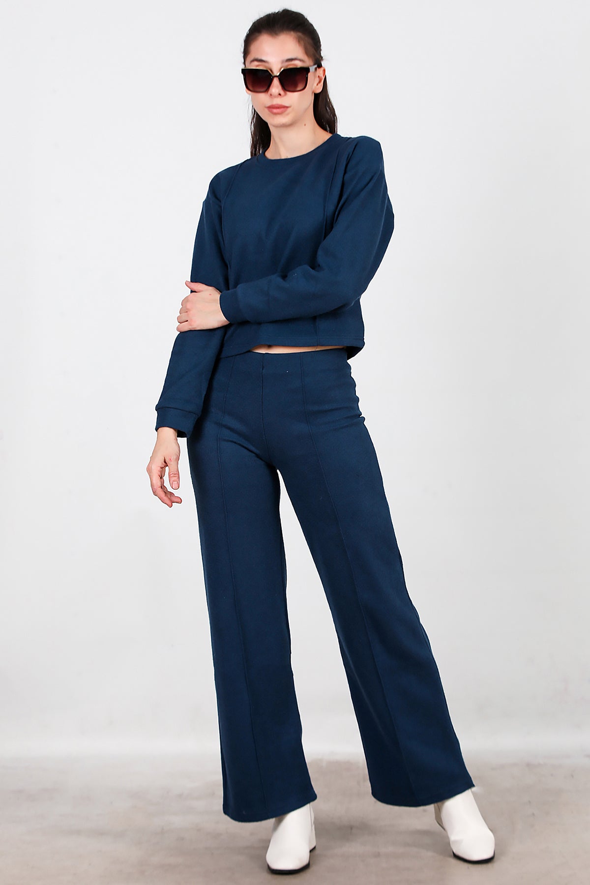 Kadın Selanik Çimalı İkili Takım Lacivert