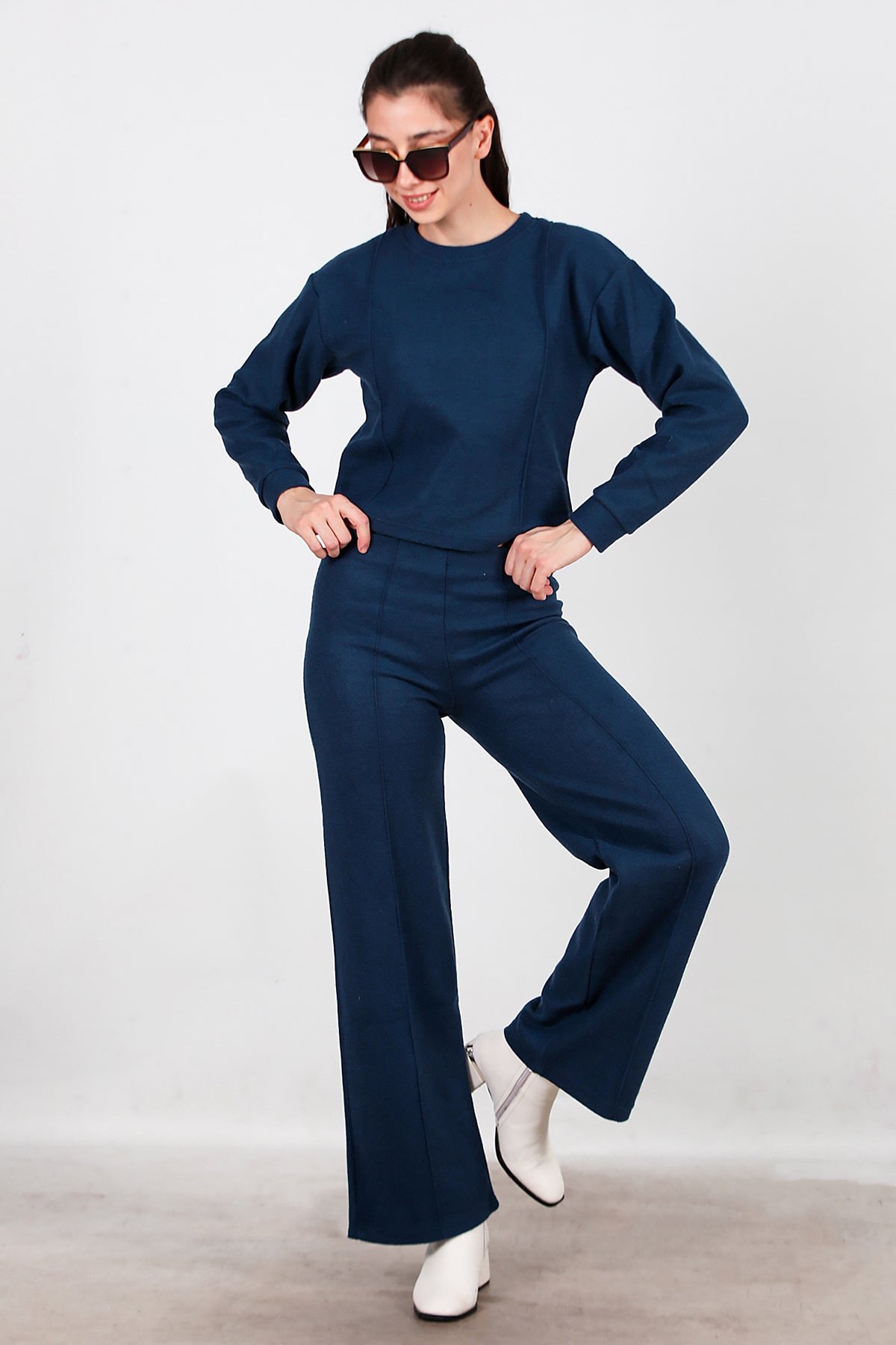 Kadın Selanik Çimalı İkili Takım Lacivert