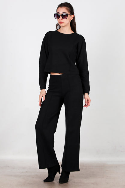 Kadın Selanik Çimalı İkili Takım Siyah