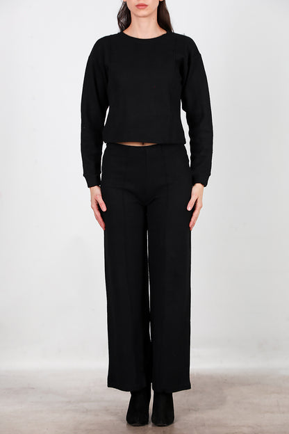 Kadın Selanik Çimalı İkili Takım Siyah