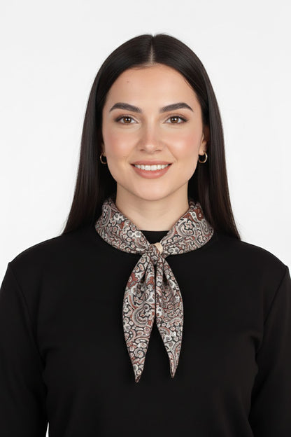 Balance Kadın Fularlı İkili Takım Siyah