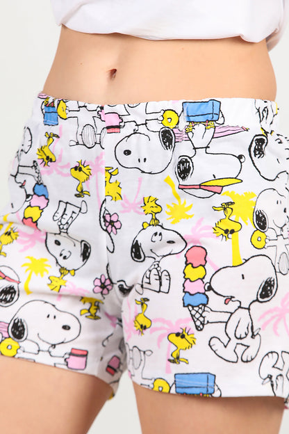 Kadın Pijama Takımı Sarı