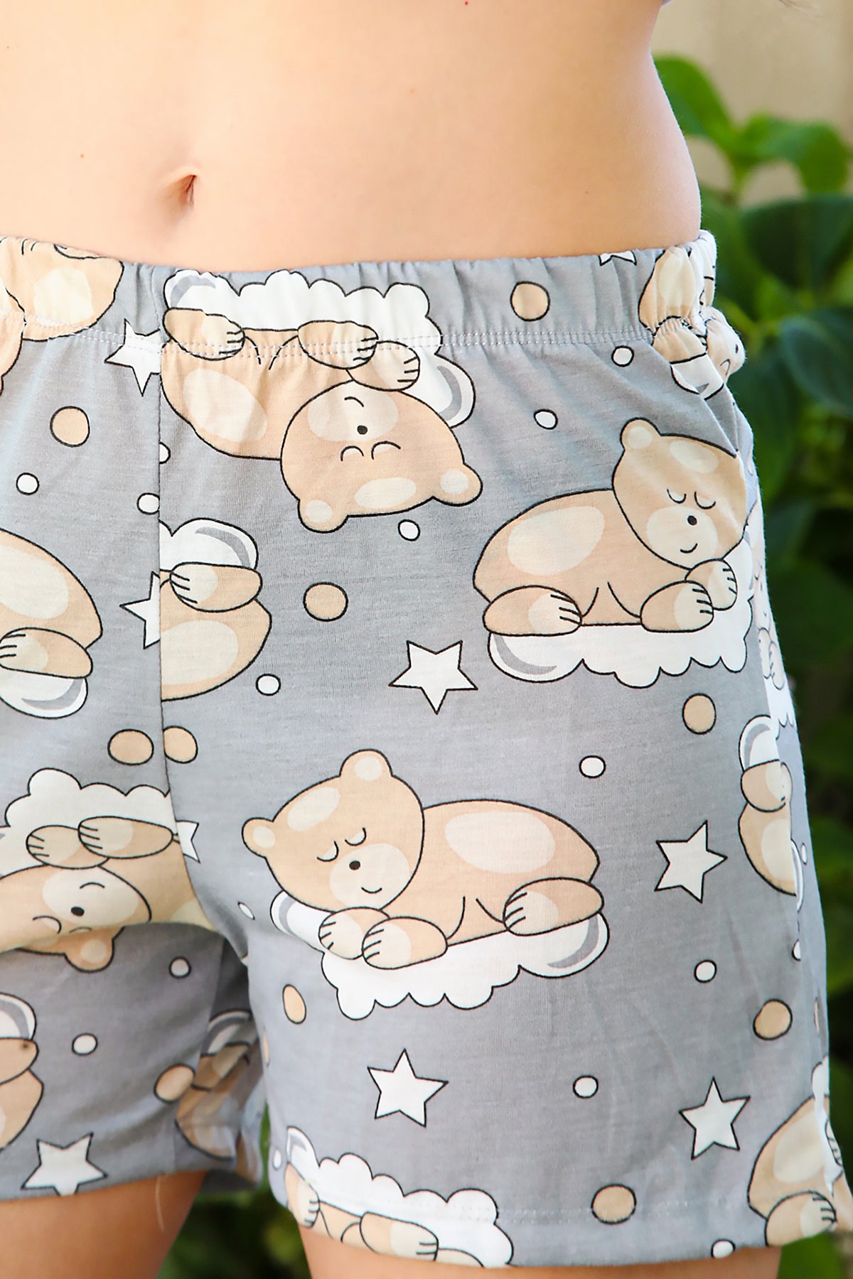 Kadın Pijama Takımı Gri