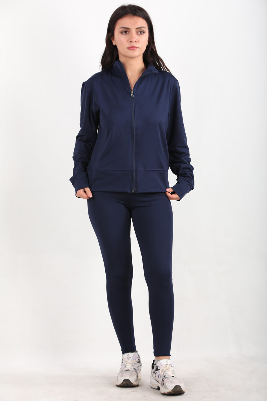 Suitiva Kadın Ceketli Taytlı Takım Lacivert