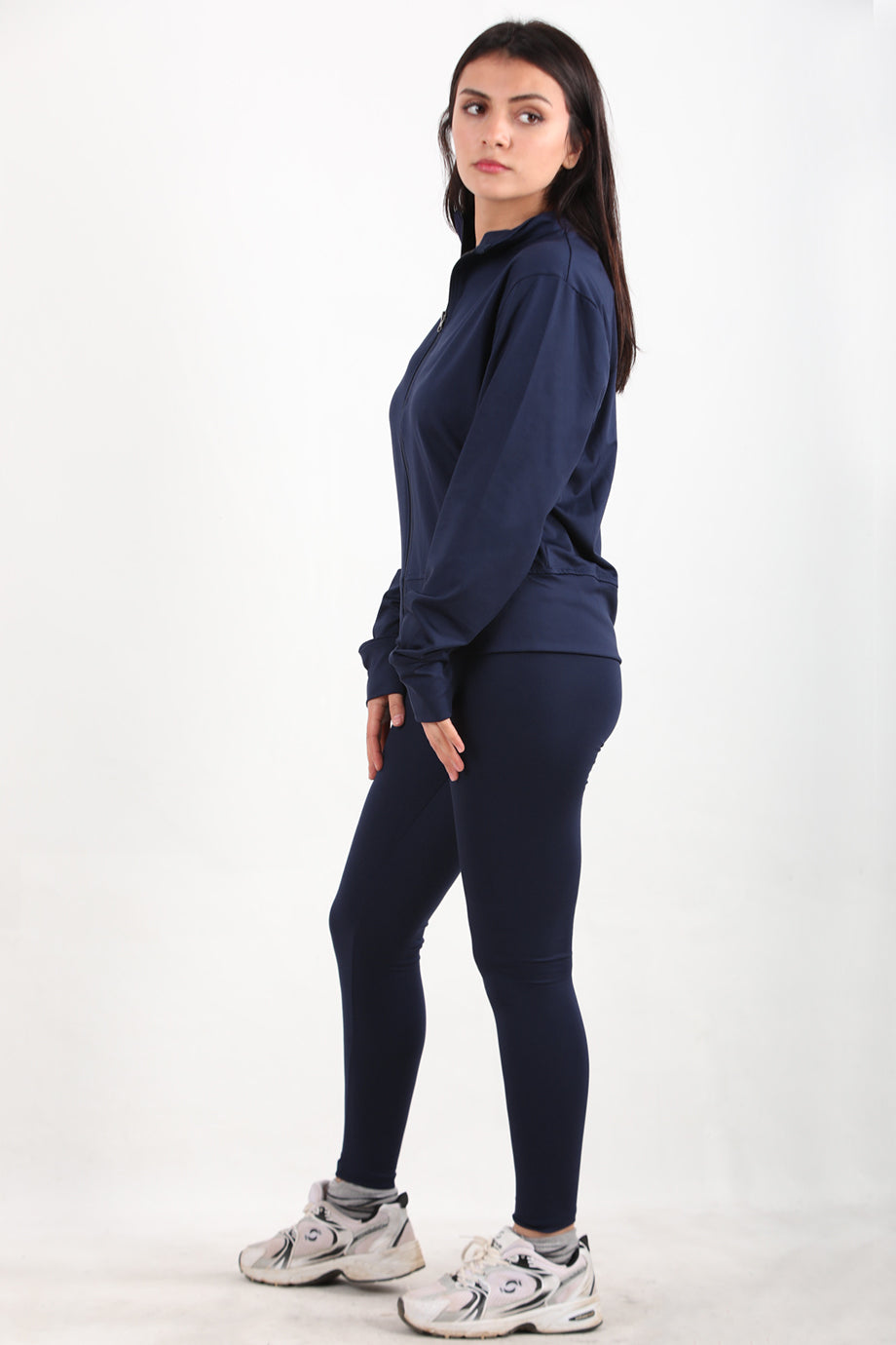 Suitiva Kadın Ceketli Taytlı Takım Lacivert