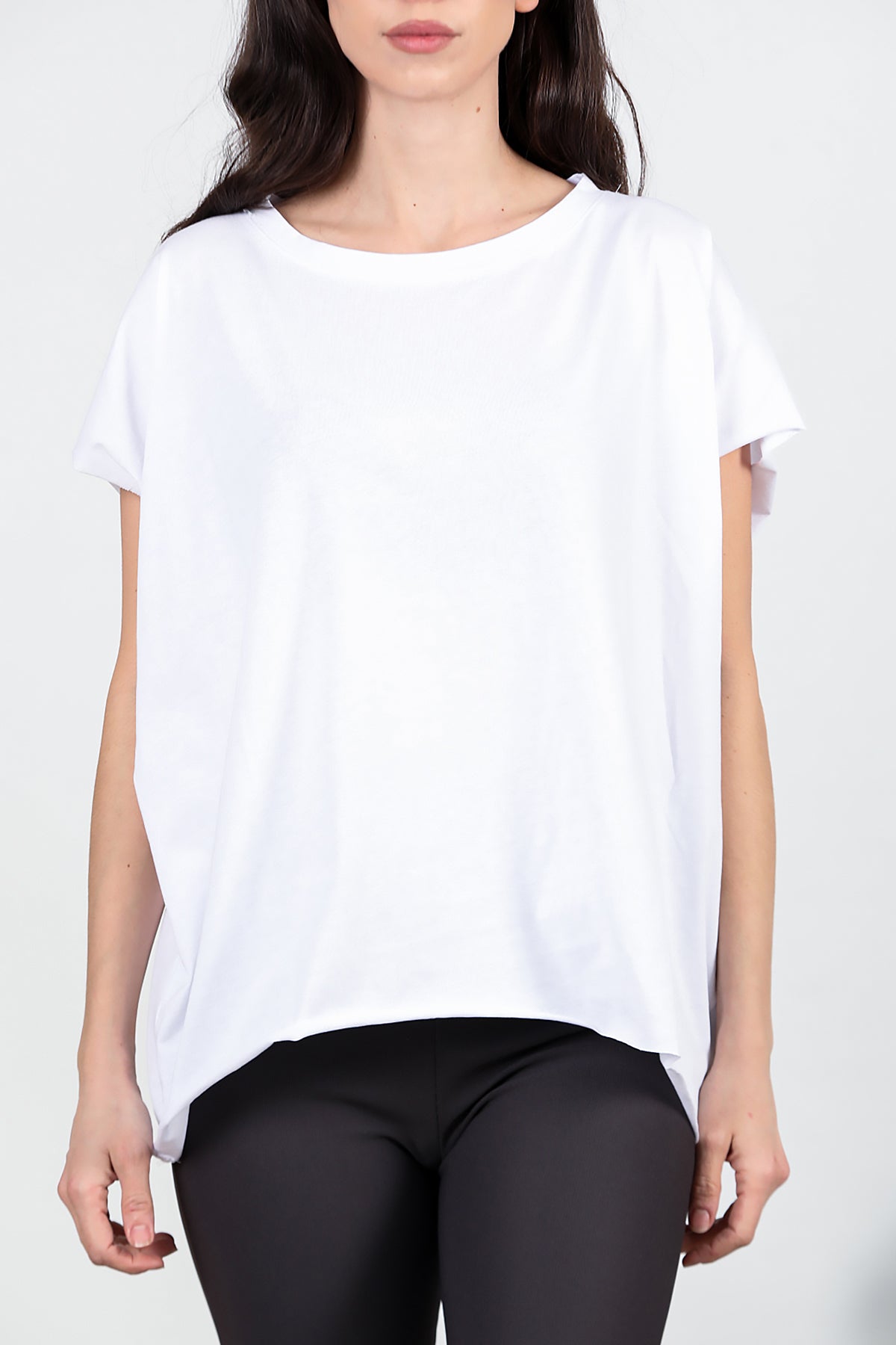 Kadın Salaş T-shirt Beyaz