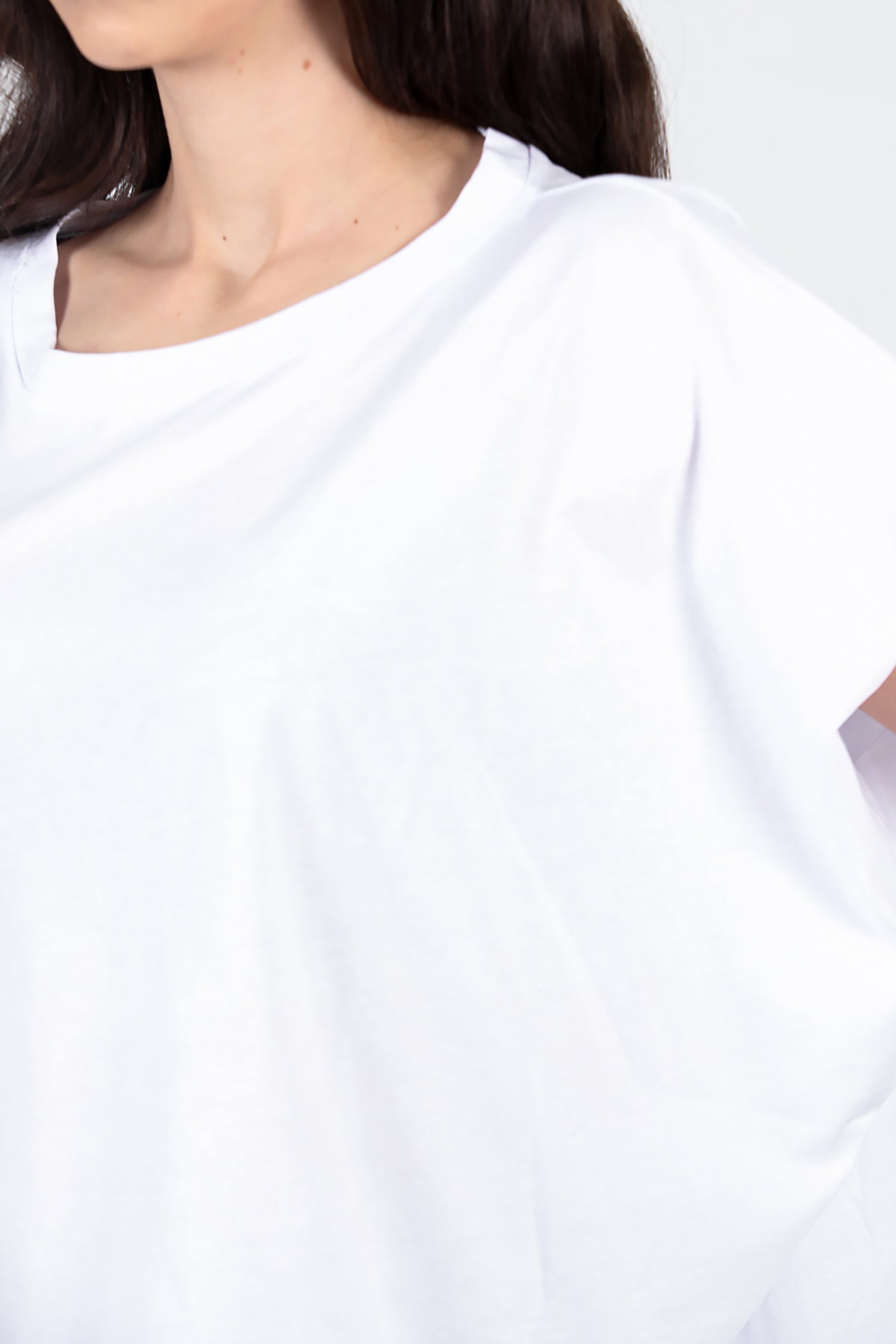 Kadın Salaş T-shirt Beyaz