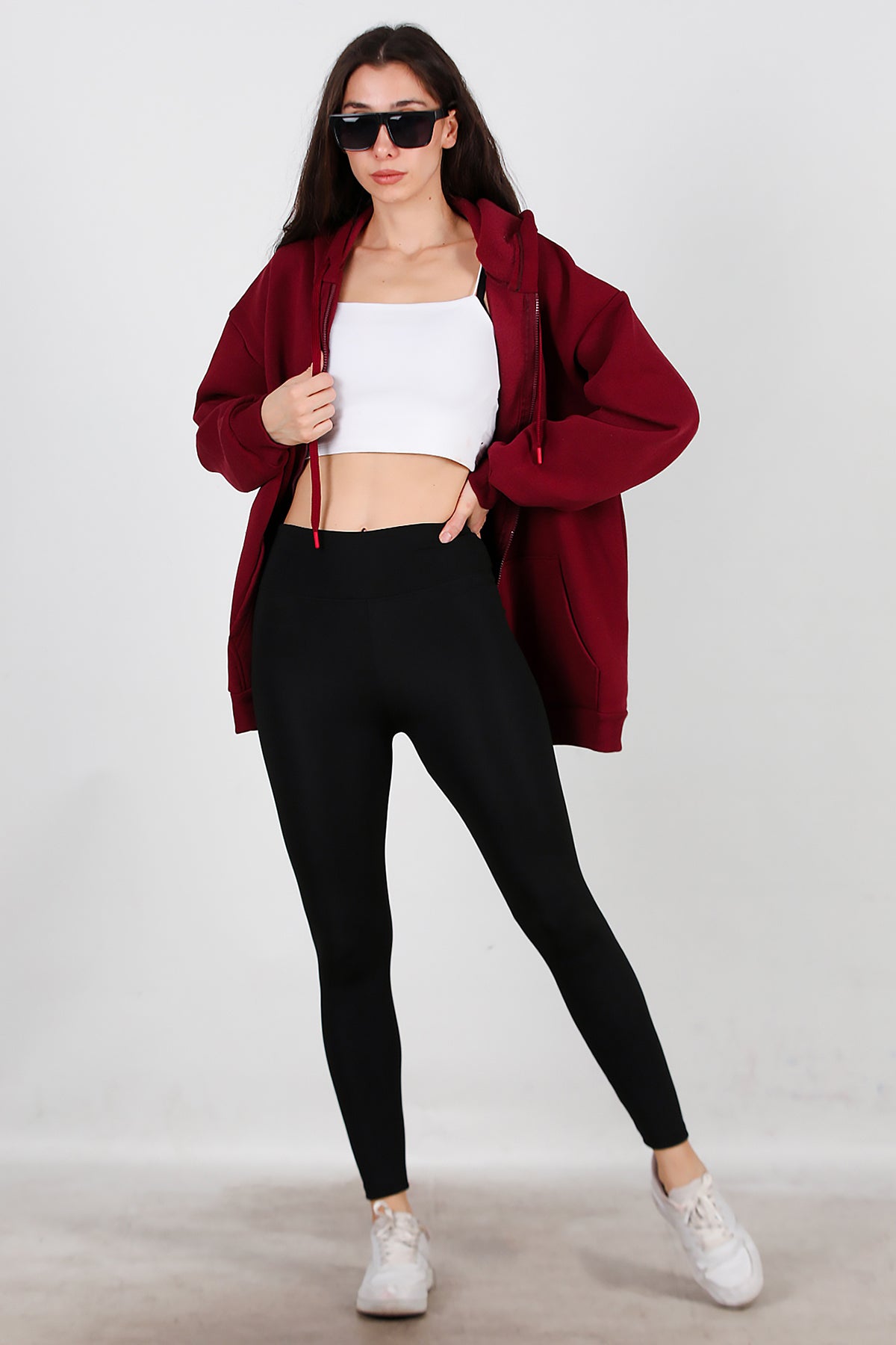 Kadın İçi Polarlı Tayt Siyah