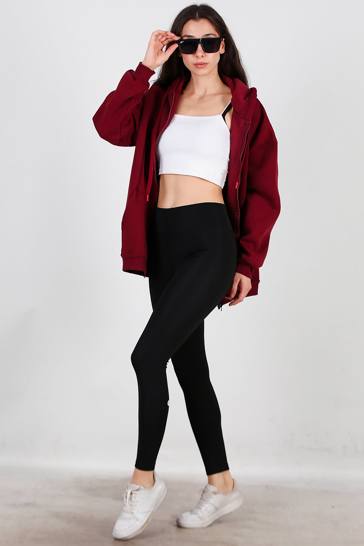 Kadın İçi Polarlı Tayt Siyah