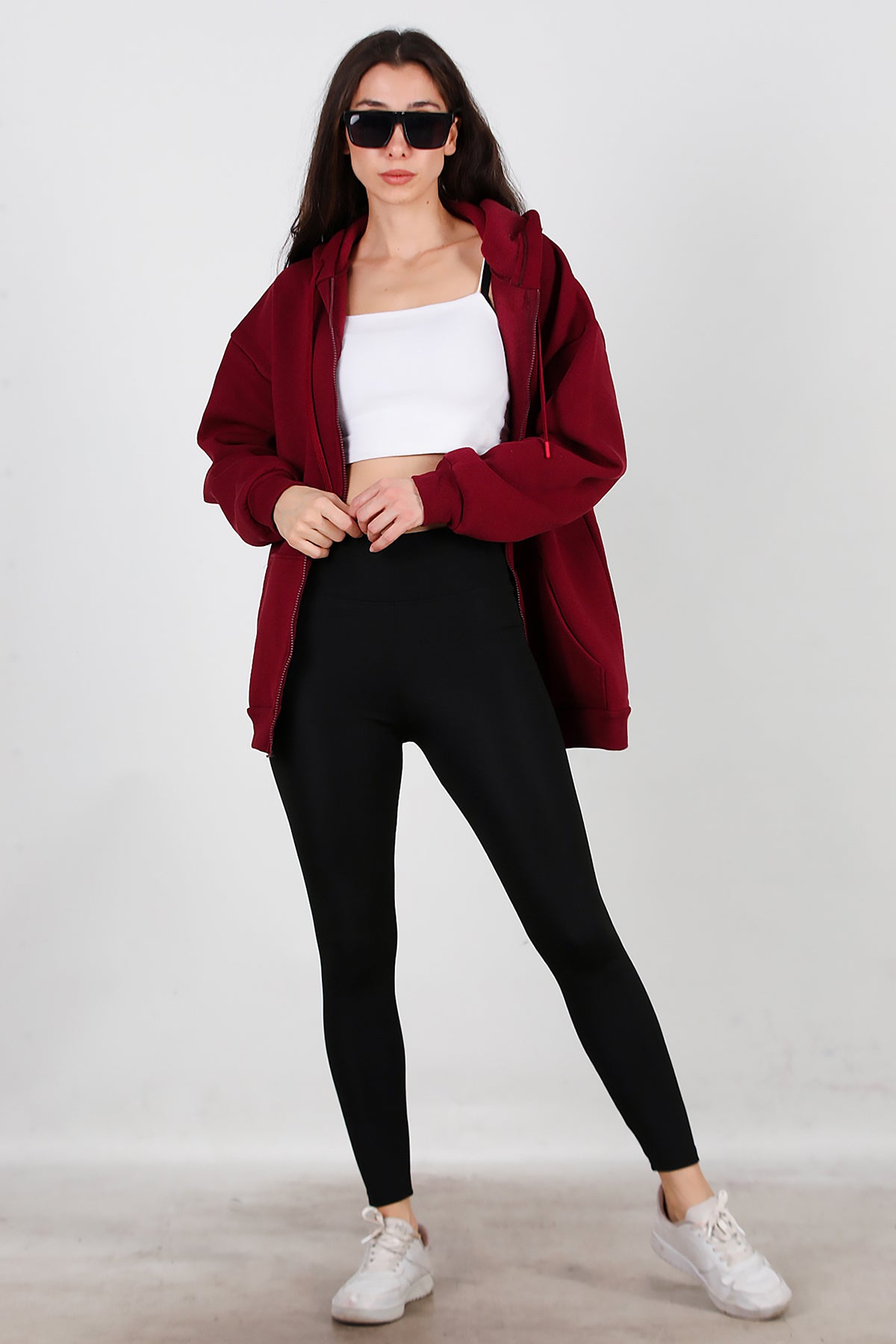 Kadın İçi Polarlı Tayt Siyah