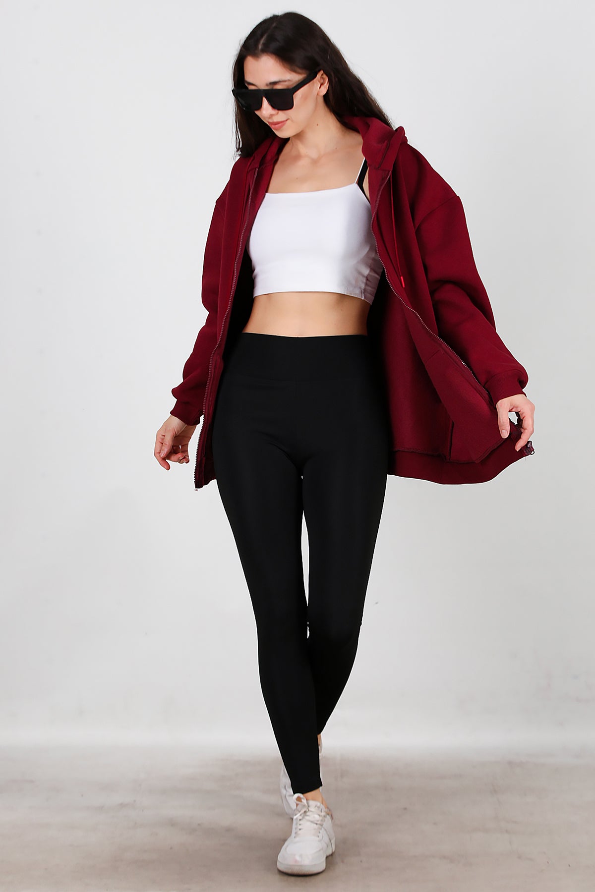 Kadın İçi Polarlı Tayt Siyah