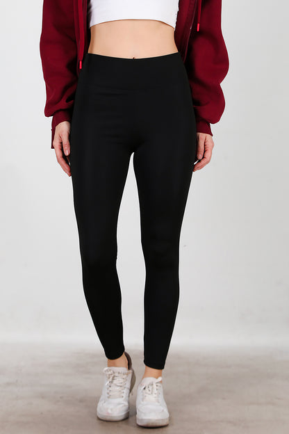 Kadın İçi Polarlı Tayt Siyah