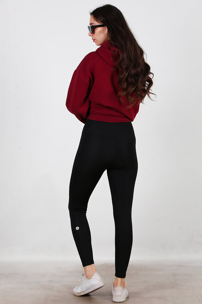 Kadın İçi Polarlı Tayt Siyah