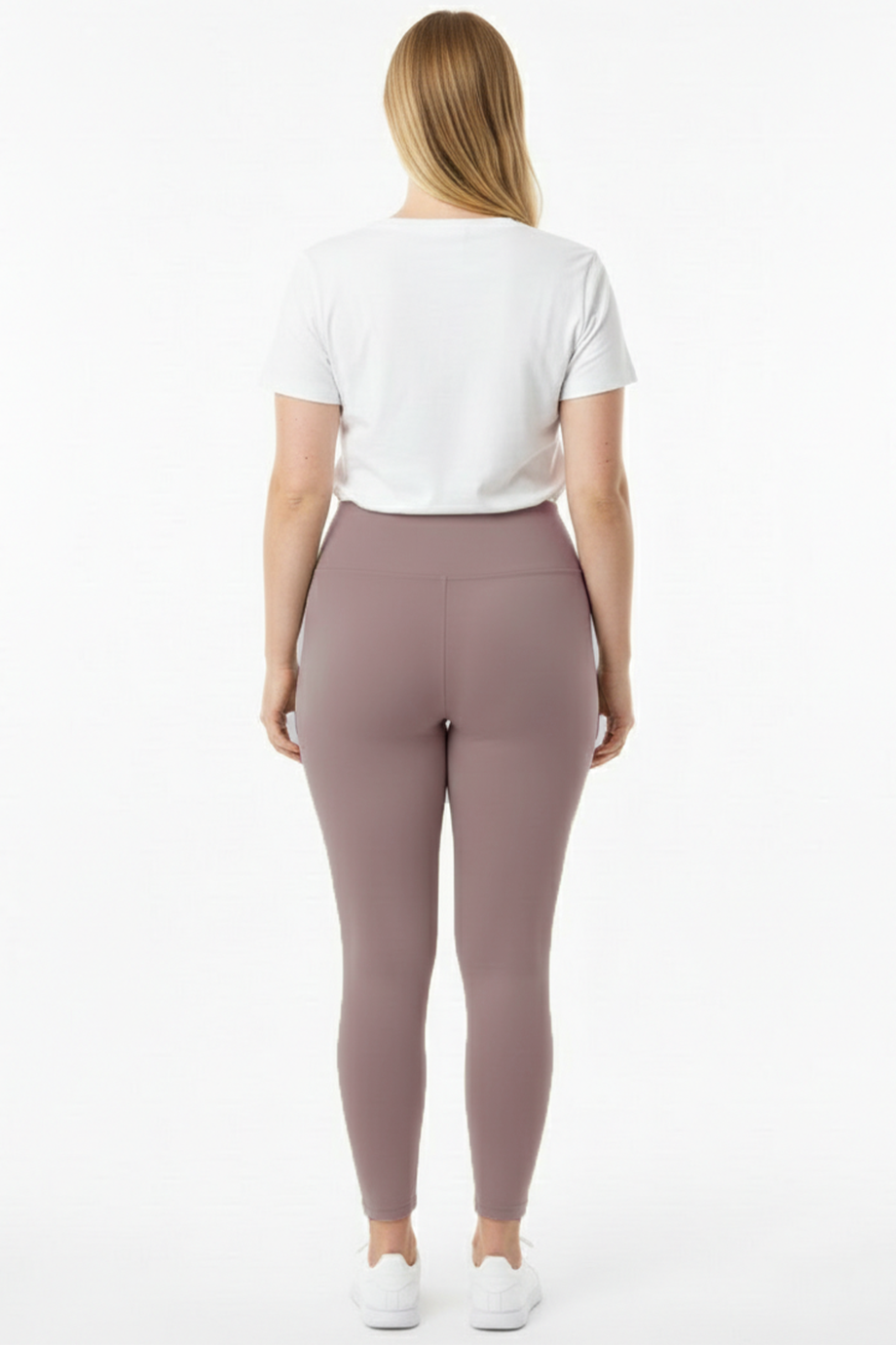 Polarise Büyük Beden İçi Polarlı Yüksek Bel Tayt Vizon