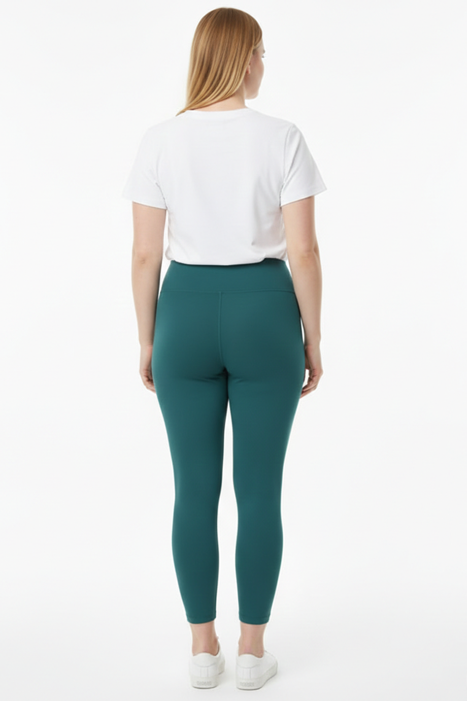 Polarise Büyük Beden İçi Polarlı Yüksek Bel Tayt  Zümrüt