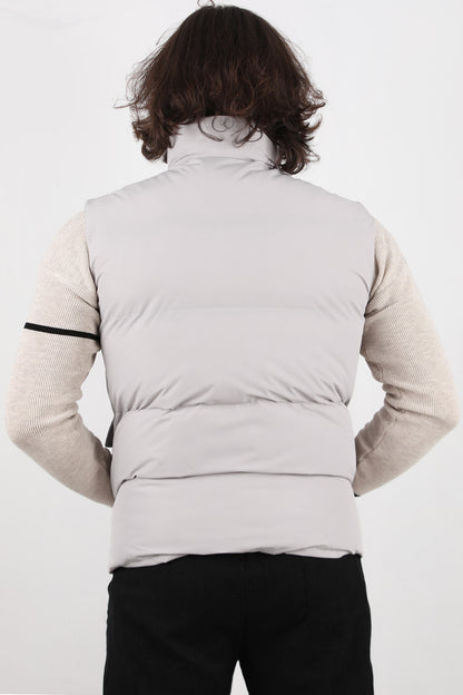 Puffer Erkek Şişme Yelek Gri