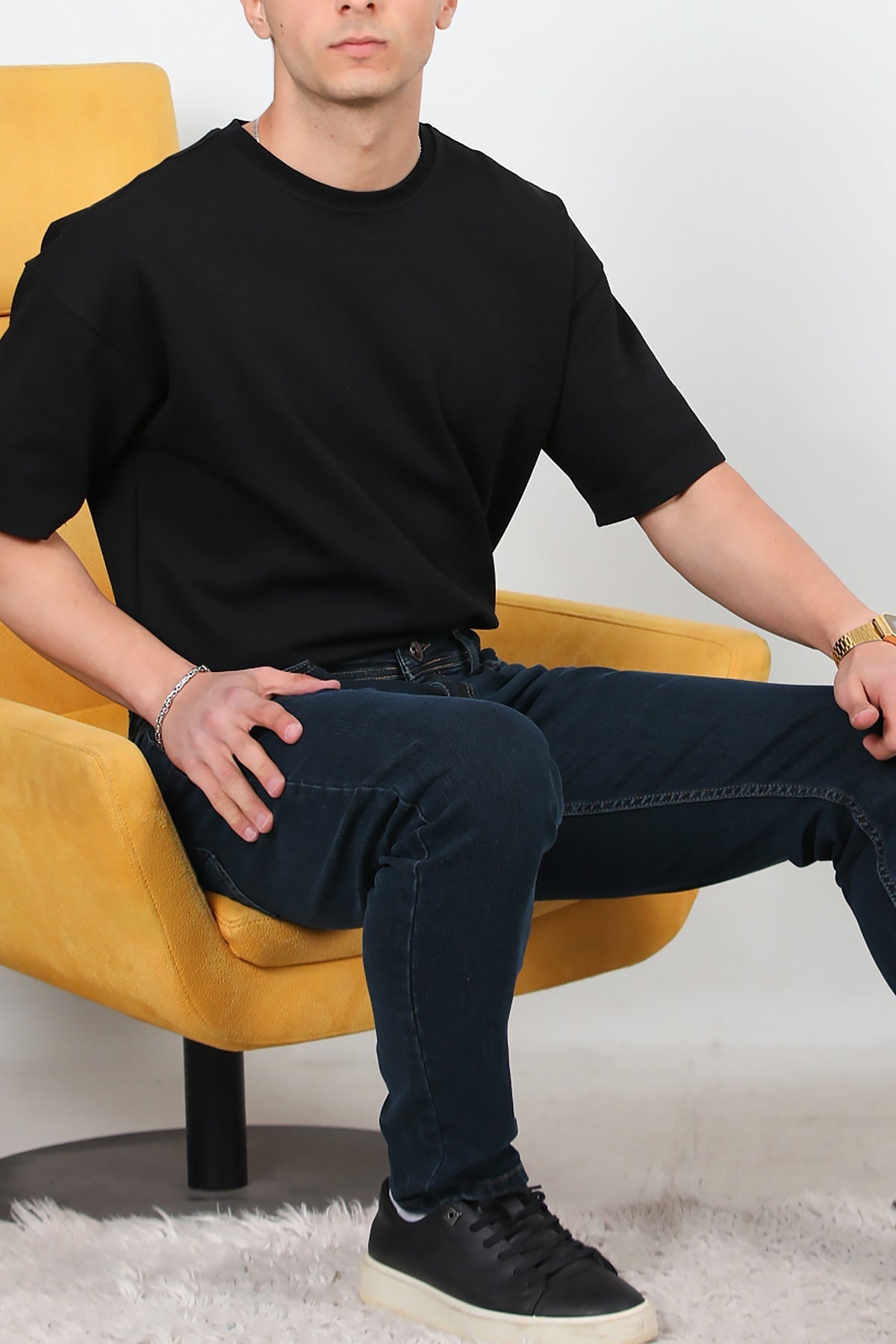 Erkek Skınny Likralı Pantolon Kot