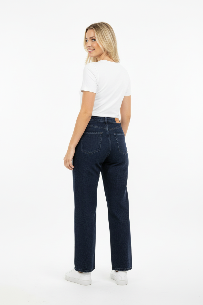 PALAZZO Kadın Palazzo Pantolon Lacivert