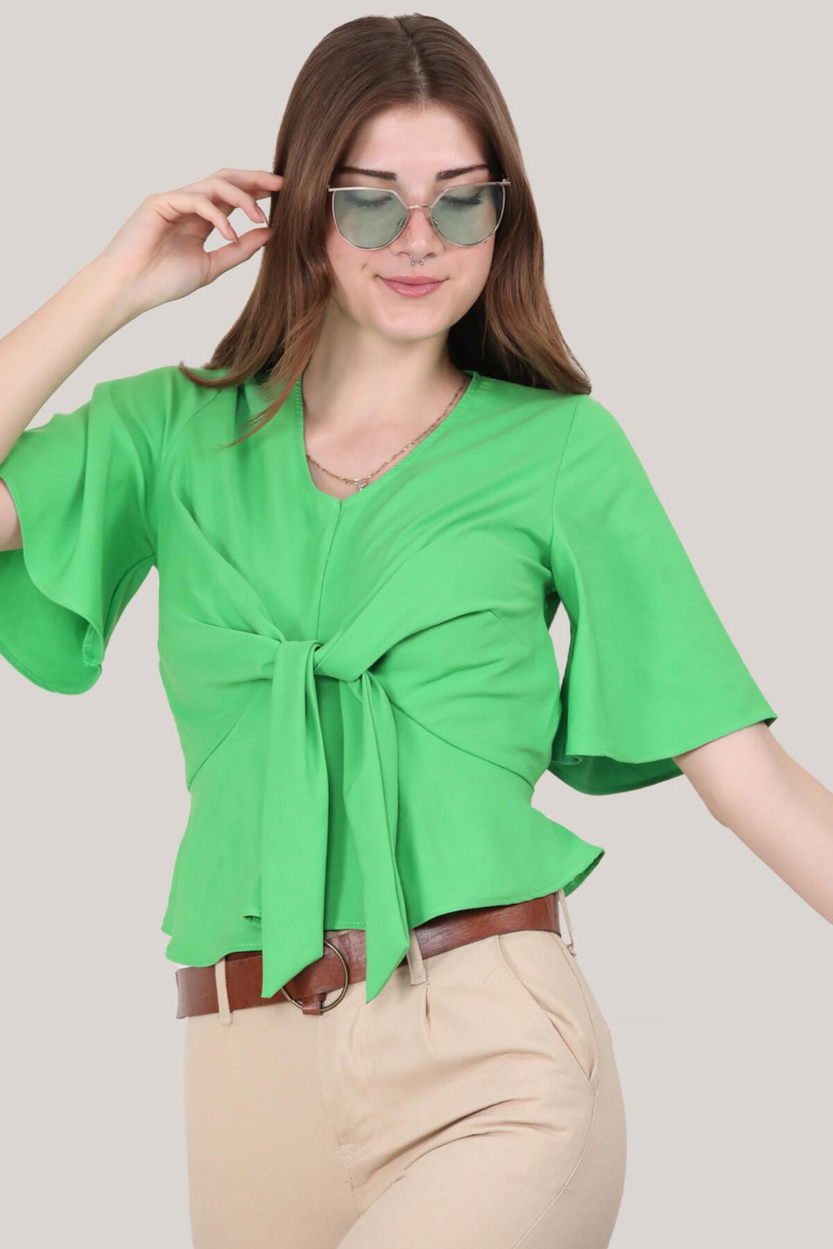 Kadın Bluz Yeşil | Patırtı