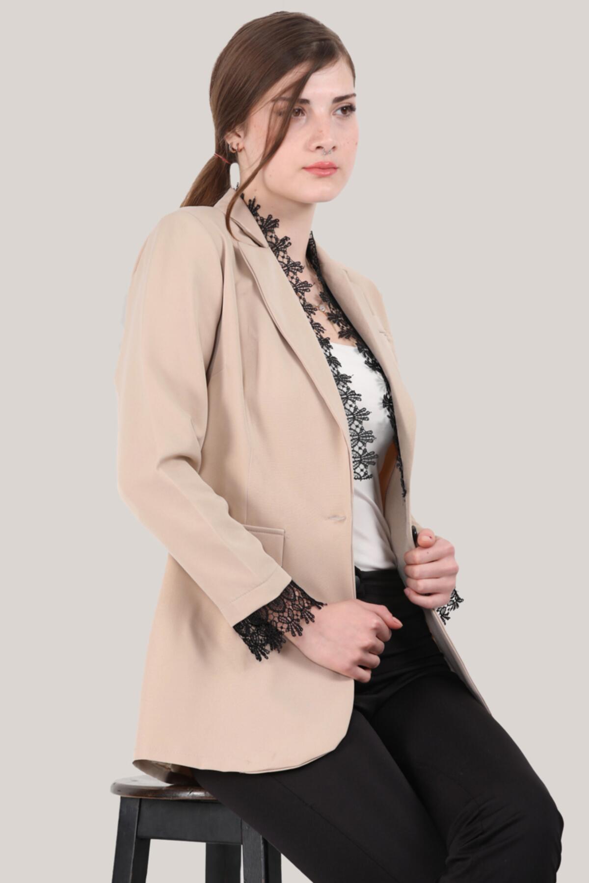 Kadın Blazer Ceket Taş | Patırtı